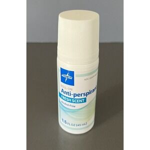 MedLine Roll On Anti-Perspirant Fresh Scent 1.5 FL OZ Alcohol Free Exp 01/27 New